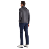 Alternate View 3 of Hooded Melage Luxe Mid Layer Qtr Zip