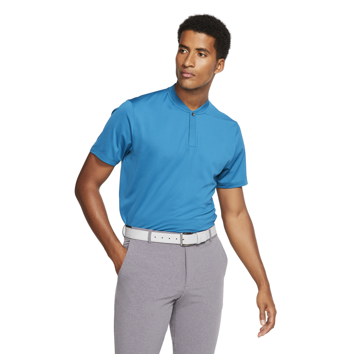 nike men's tiger woods blade collar golf polo