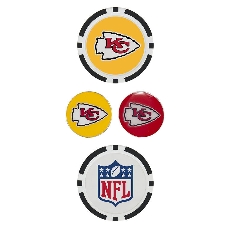 Team Effort Kansas City Chiefs Ball Marker Set