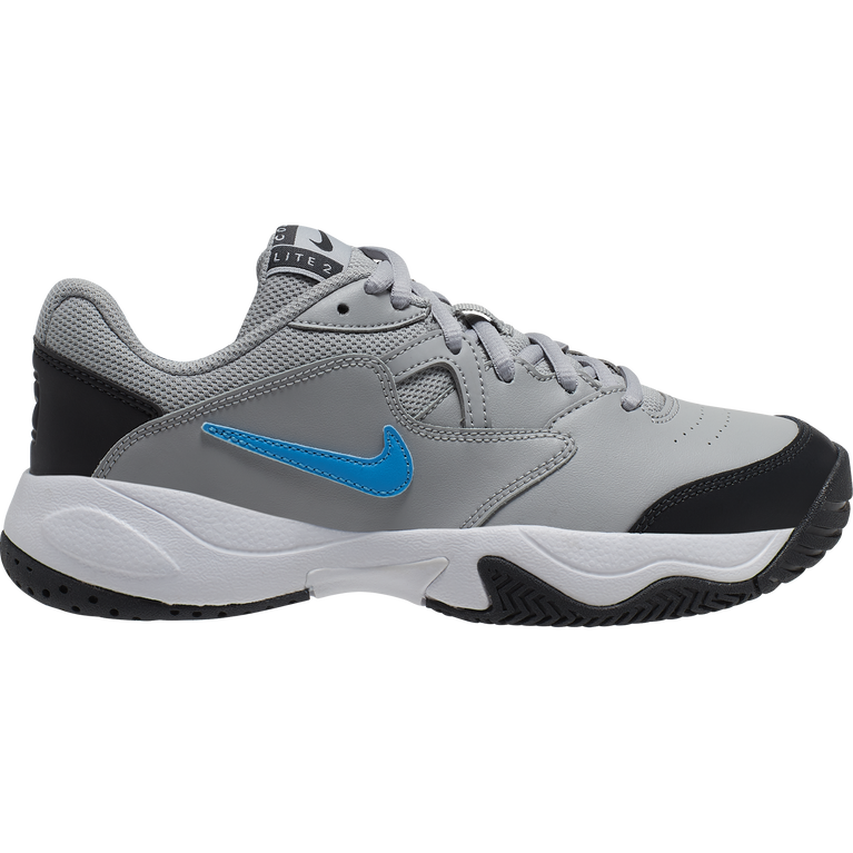 Dominant Zo veel scheiden NikeCourt Jr. Lite 2 Kids' Tennis Shoe - Grey/Blue | PGA TOUR Superstore