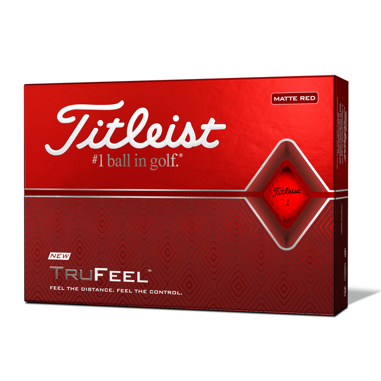 Titleist TruFeel Red Golf Balls PGA TOUR Superstore