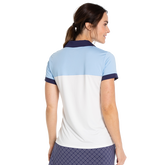 Alternate View 2 of Fairway Drive Collection: Color Block Short Sleeve Polo Shirt