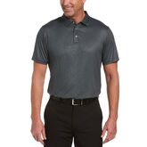 Mosaic Print Short Sleeve Golf Polo Shirt