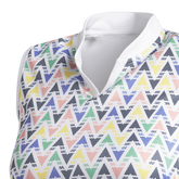 Alternate View 1 of HEAT.RDY Geo Print Girls Sleeveless Polo Shirt