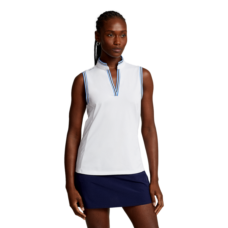 Women's dri-fit tech pique sleeveless golf shirts sale