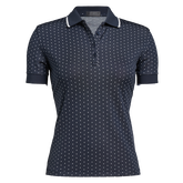 Alternate View 4 of Classic Polka Dot Short Sleeve Polo Shirt