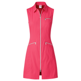 Alternate View 2 of Sportif Dot Collection: Lyric Sleeveless Full Zip Dress