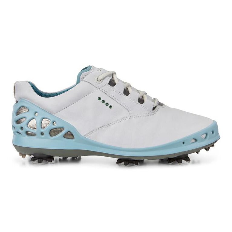 Ecco Cage Gtx Women S Golf Shoe White Blue Pga Tour