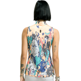 Alternate View 1 of Jellybean Collection: Life Print Sleeveless Top