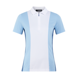 Evelina Colorblock Short Sleeve Polo Shirt