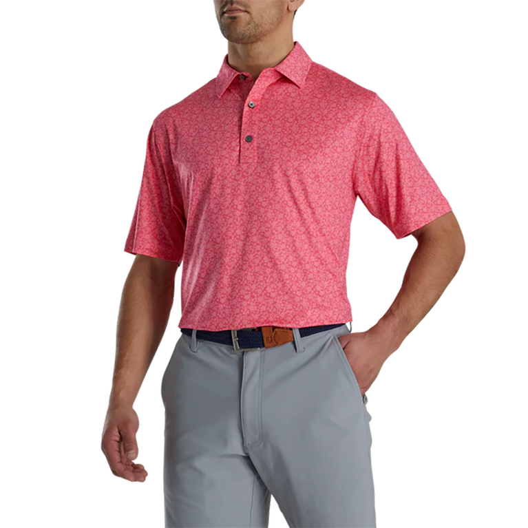 Footjoy pink golf shirt hot sale