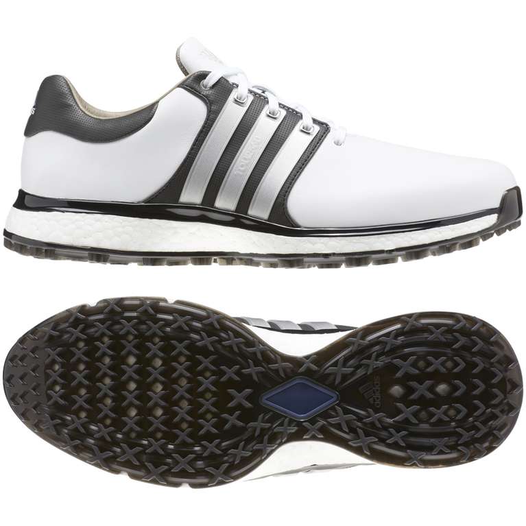 adidas TOUR360 XTSL Men's Golf Shoe White/White/Black PGA TOUR