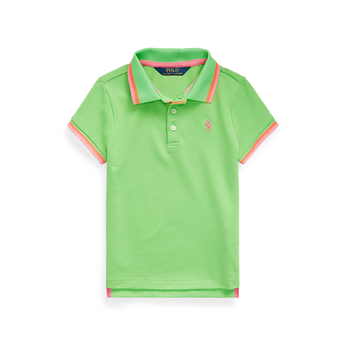 Polo Ralph Lauren Performance Short Sleeve Toddler Girls Polo Shirt