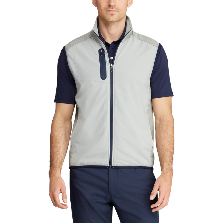 Stretch-Panel Golf Vest