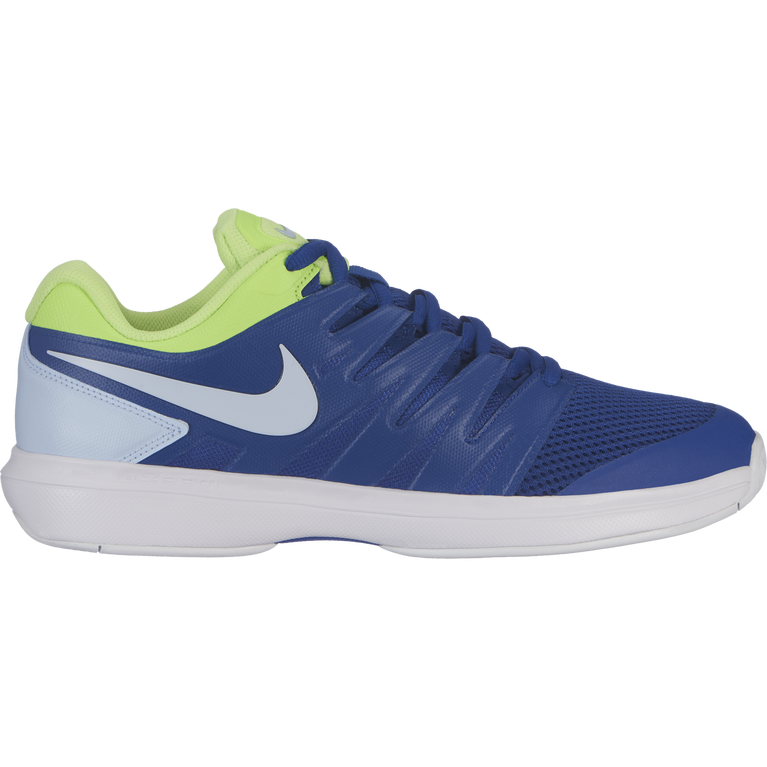 Nike Air Zoom Prestige Men s Tennis Shoe Blue Yellow PGA TOUR