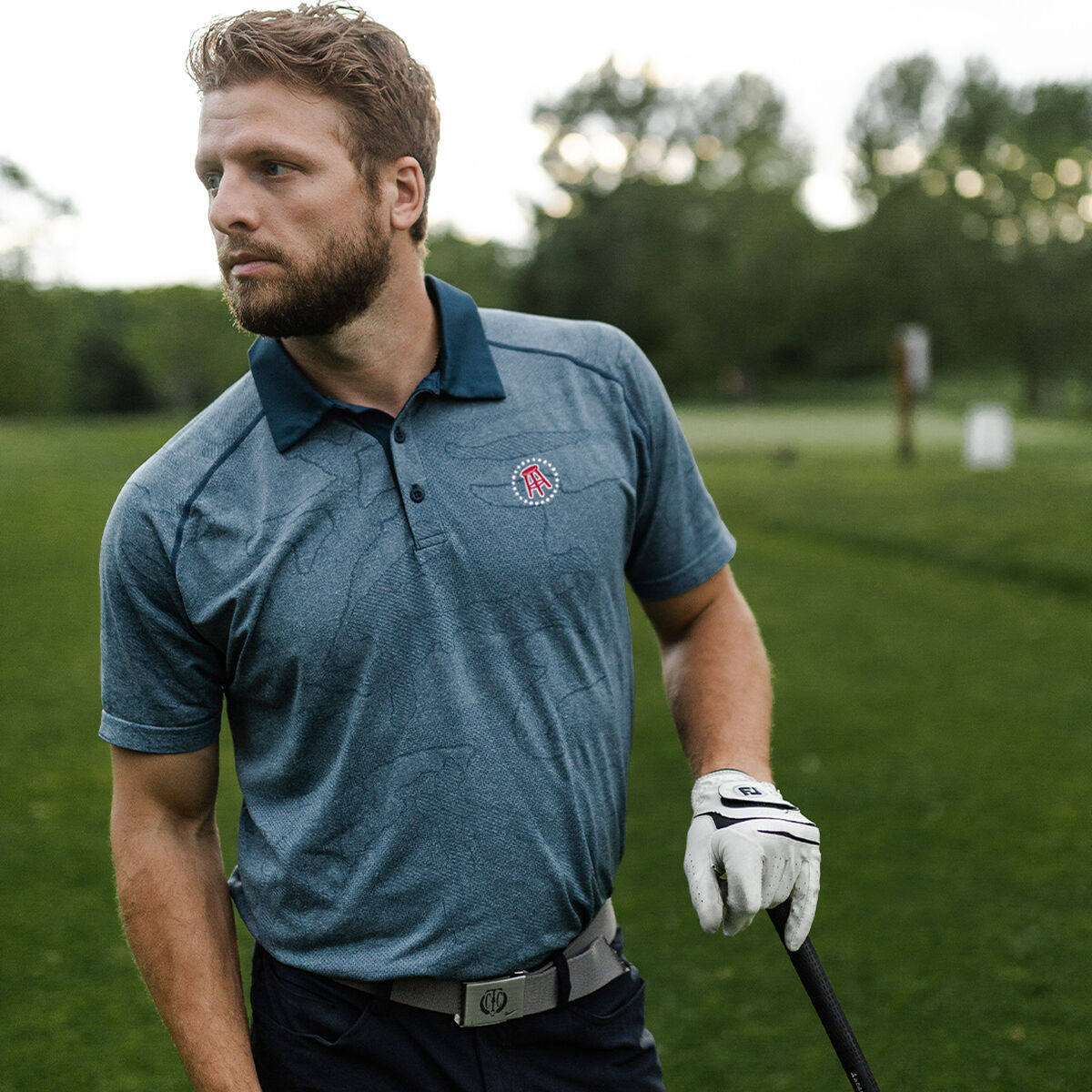 Barstool Sports UNRL X Seamless Camo Jacquard Polo PGA TOUR Superstore