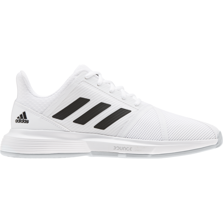 Comercio responder ballena azul Adidas CourtJam Bounce Men's Tennis Shoes - White/Black | PGA TOUR  Superstore