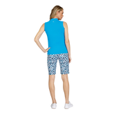 Alternate View 2 of Iris Oasis Collection: Sandria Sleeveless Quarter Zip Top
