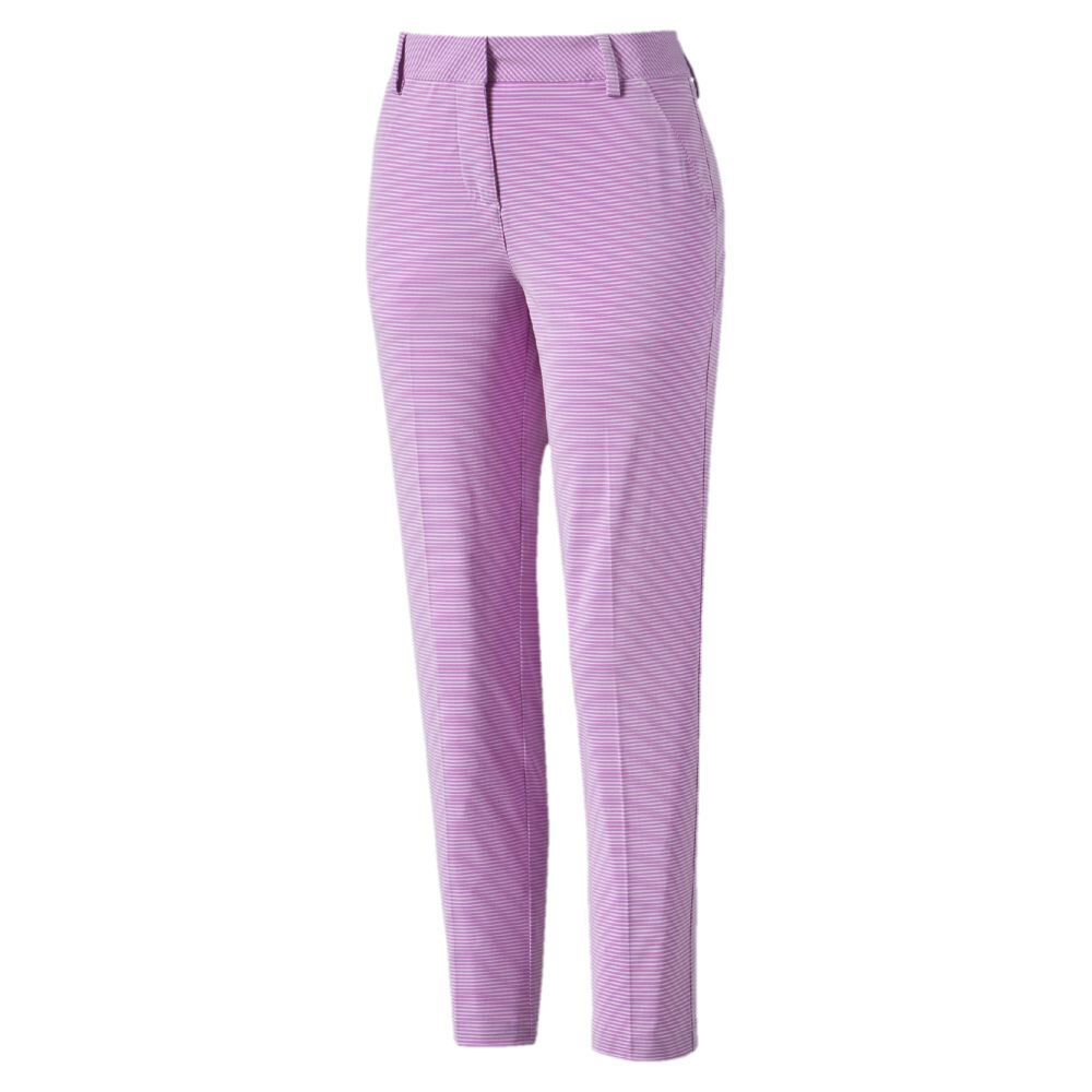 puma white striped pants