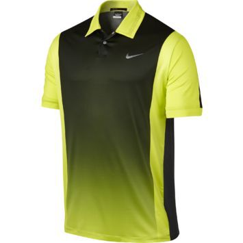 green nike golf shirt
