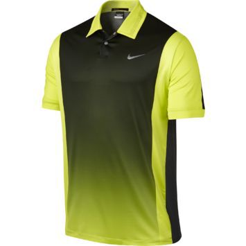 green nike golf polo