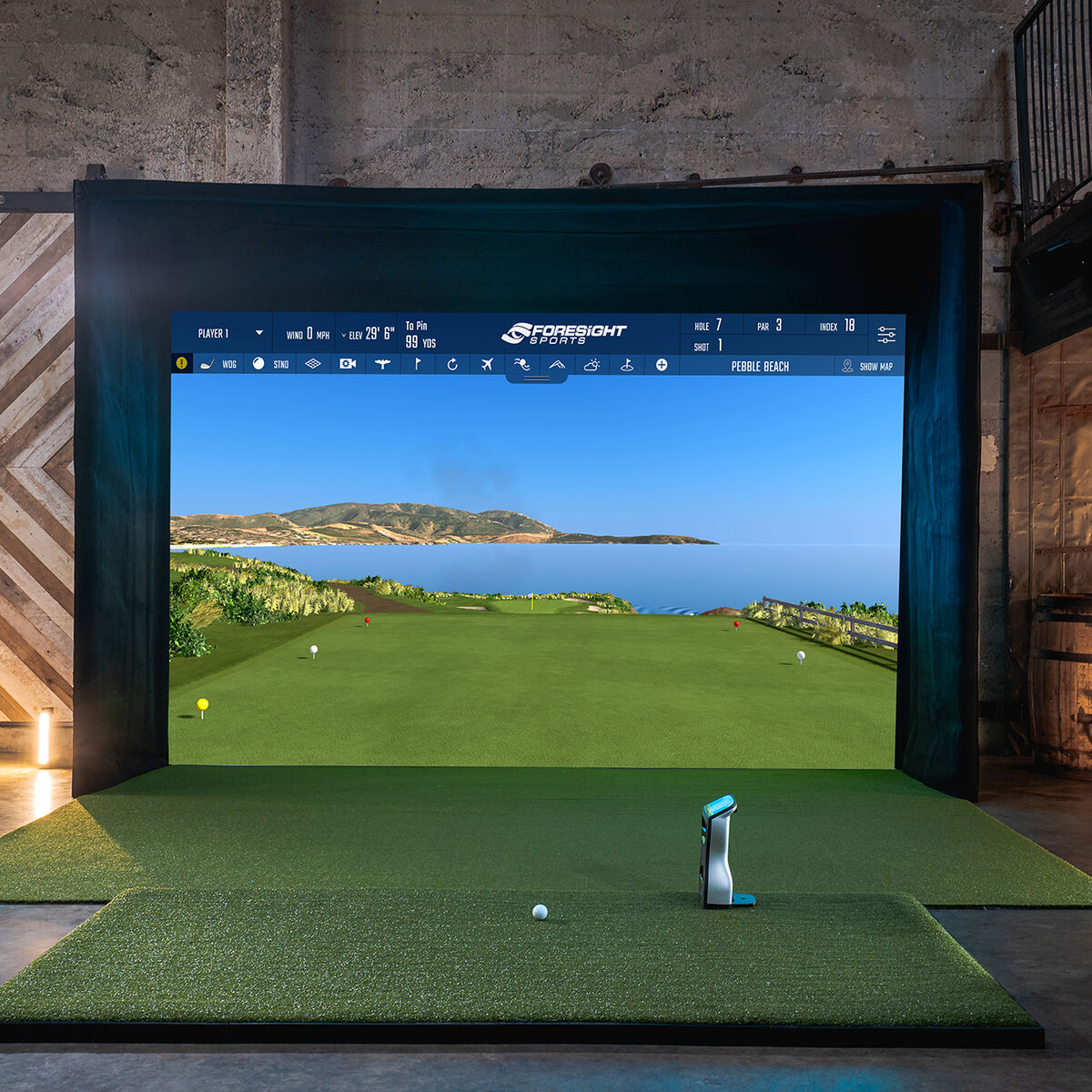 FORESiGHT Sports SiminaBox Eagle Plus Package Simulator PGA TOUR Superstore