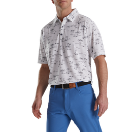 Tropic Golf Print Polo