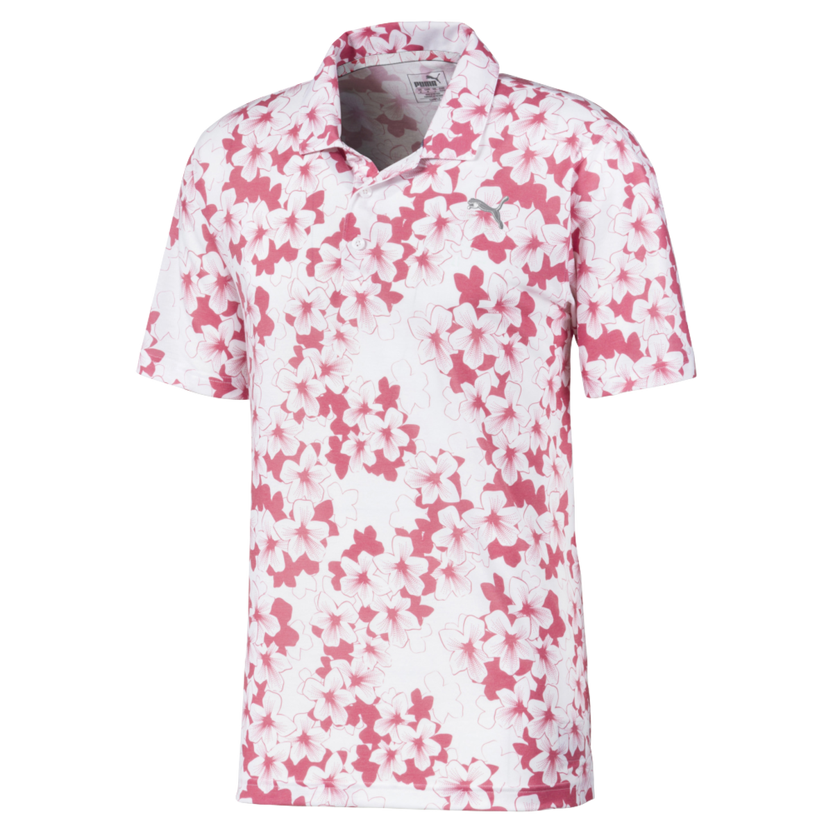PUMA Thirteen Floral Golf Polo PGA TOUR Superstore