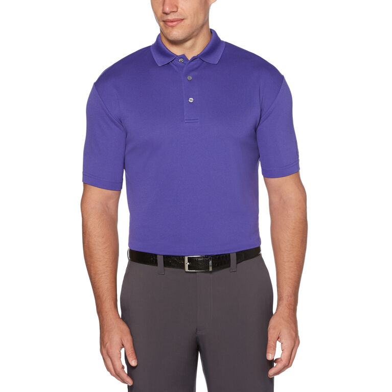 PGA TOUR Airflux™ Solid Mesh Short Sleeve Golf Polo Shirt PGA TOUR