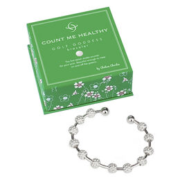 Golf Goddess Silver Golf Ball Bead Stroke Counter Bracelet