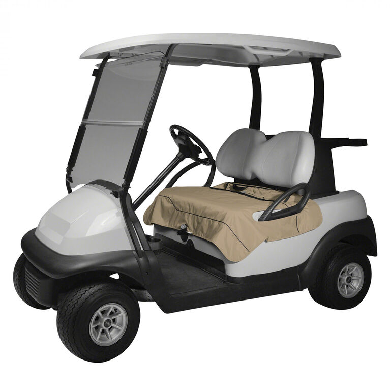 Classic Cart Fairway Golf Cart Seat Blanket - Light Khaki