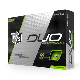 DUO Professional Matte Green Golf Balls