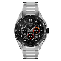 Connected Calibre E4 45MM Steel Bracelet Smartwatch