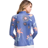 Alternate View 1 of Jardin Floral Sunsense Quarter Zip Pull Over