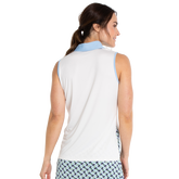 Alternate View 2 of Fairway Drive Collection: Dazzle Print Sleeveless Polo