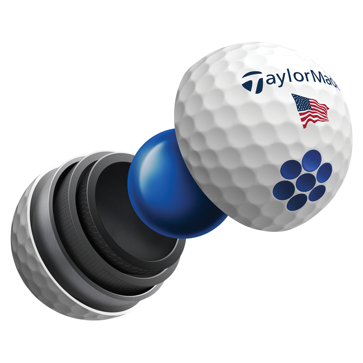TaylorMade TP5 USA Half Dozen Golf Balls PGA TOUR superstore