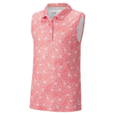 Cloudspun Island Girls Sleeveless Polo Shirt