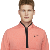 Alternate View 2 of Dri-FIT Victory Men&#39;s Quarter-Zip Heathered Jersey Golf Top