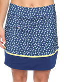 Alternate View 1 of Sabrina Collection: Contrast Banded Ditsy Floral 16.5&quot; Skort