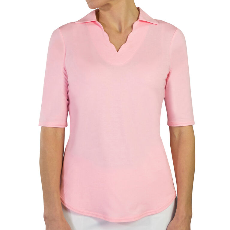 scallop polo shirts