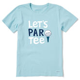 Let&#39;s Par Tee Women&#39;s Short Sleeve Crew Neck  T-Shirt