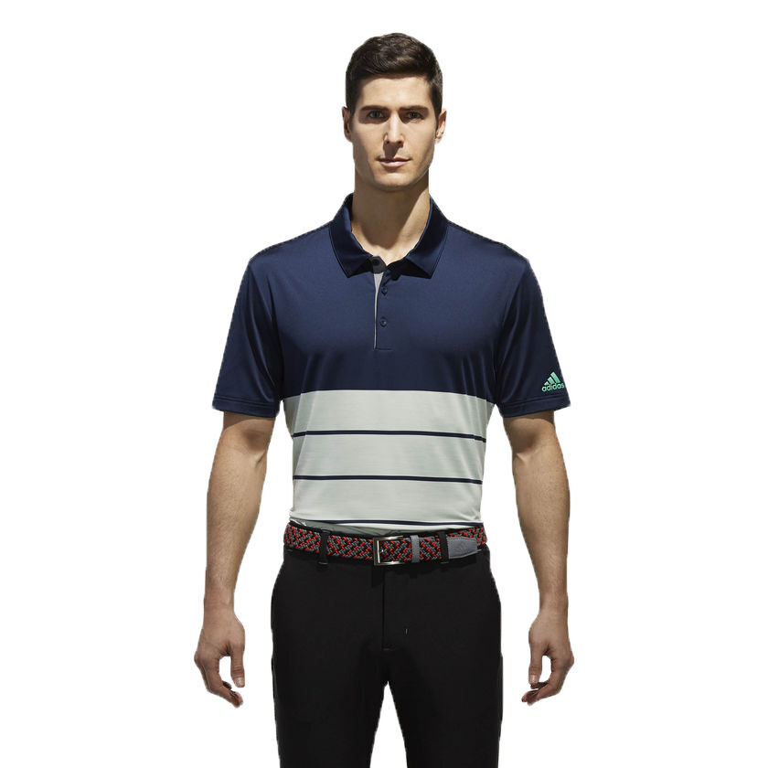 adidas Ultimate365 Heather Block Polo