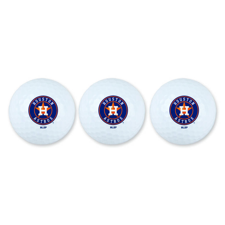 Team Effort Houston Astros Golf Ball 3 Pack