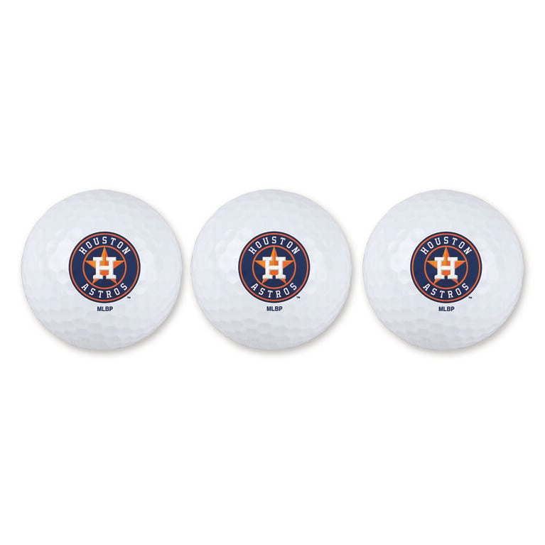 Team Effort Houston Astros Golf Ball 3 Pack