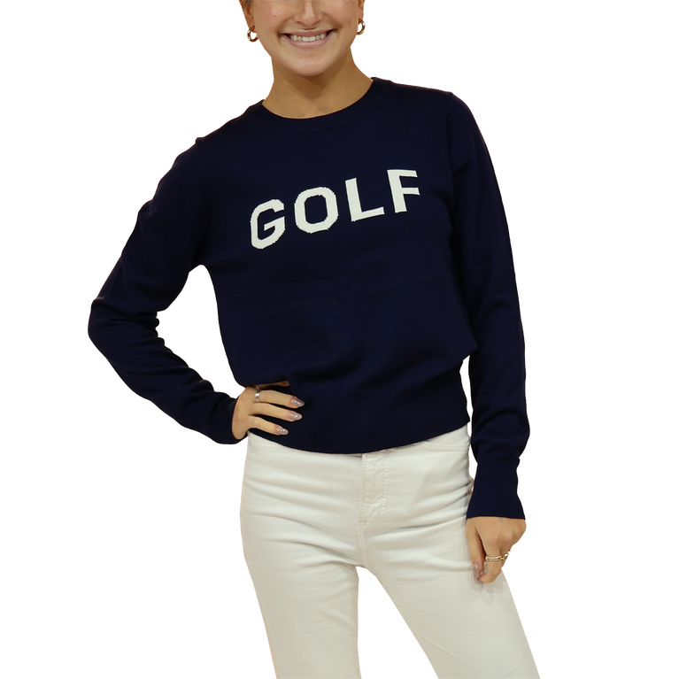 Golf crewneck deals sweater