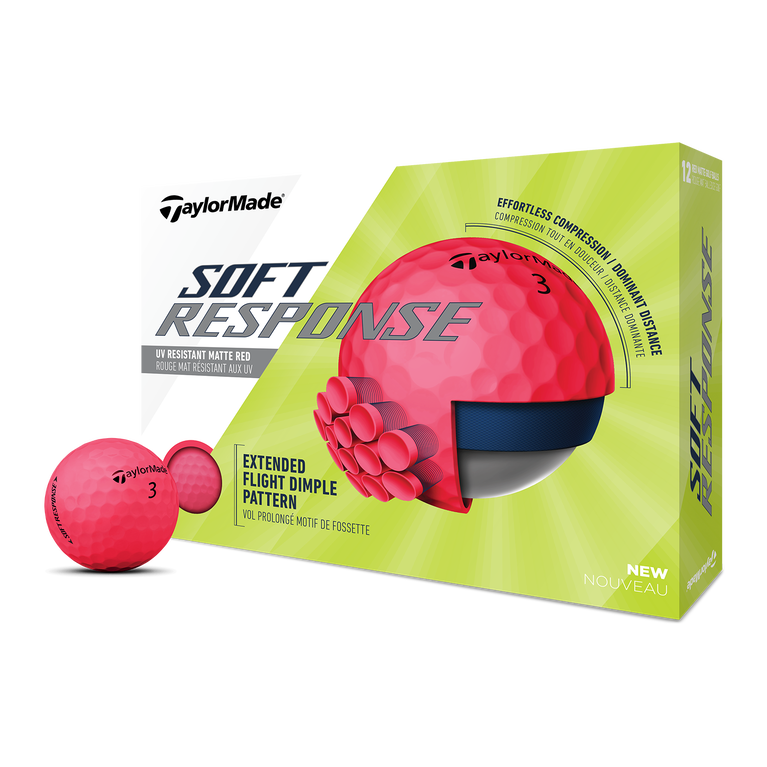 TaylorMade Soft Response Red Golf Balls PGA TOUR Superstore