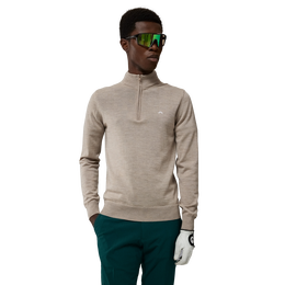 Kian Merino Wool Quarter Zip Sweater