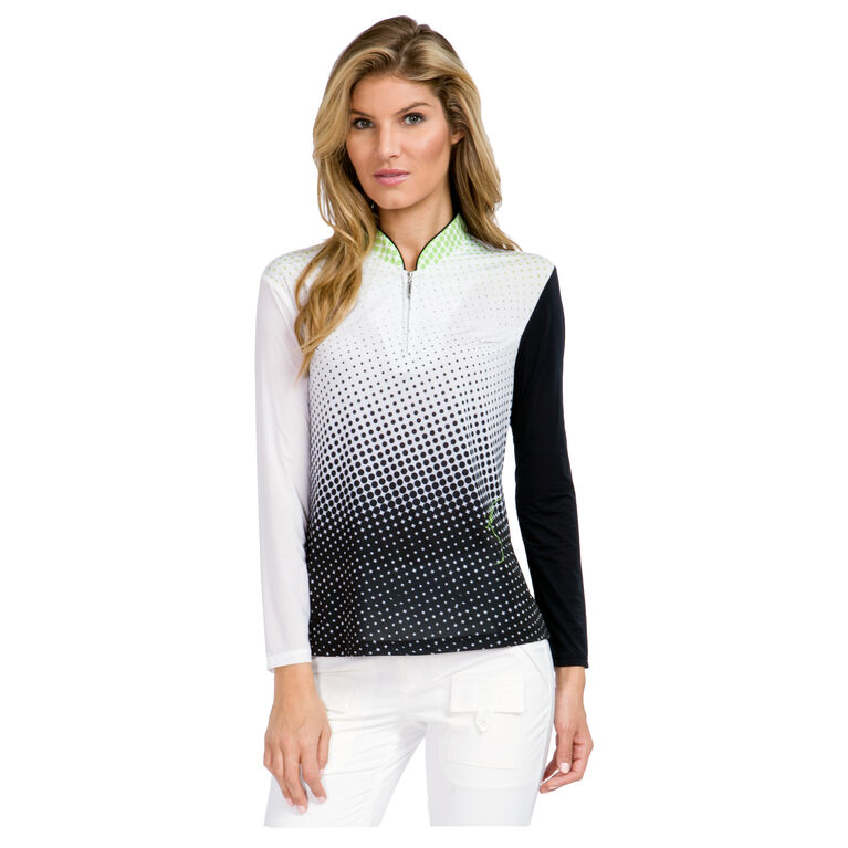 Jamie Sadock Sunsense Print Wow Quarter Zip PGA TOUR Superstore