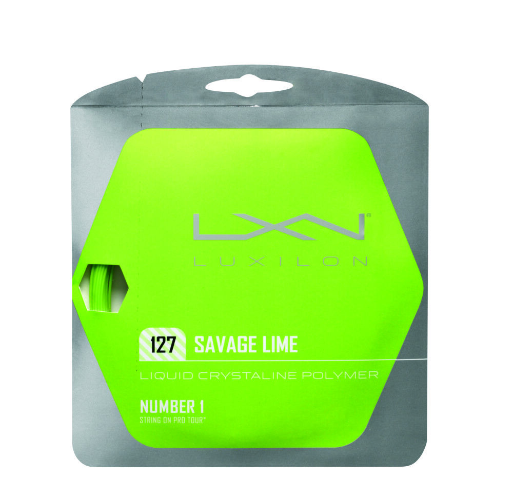 Tennis String 127-12.2m/40ft-01.27mm-Gauge EUR 7.5/US 16 Luxilon Savage Lime 