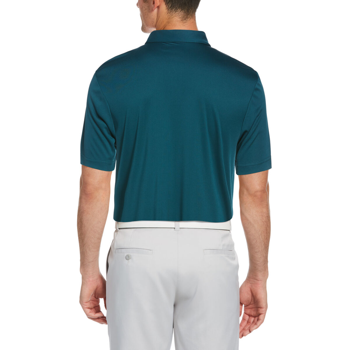 PGA TOUR Front Panel Tech Short Sleeve Golf Polo Shirt | PGA TOUR ...
